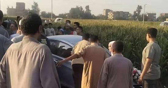 تفاصيل حادث اصطدام قطار منوف كفر الزيات بسيارة ملاكى يستقلها عريس وعروس