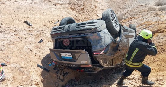 مصرع شخص وإصابة 2 آخرين إثر انقلاب سيارة ملاكي في أجا بالدقهلية