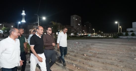 محافظ أسيوط يتفقد استكمال تطوير وتجميل ميدان القناطر بالوليدية