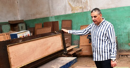 نائب محافظ أسوان يتفقد مركز الإنتاج والتدريب الصناعى
