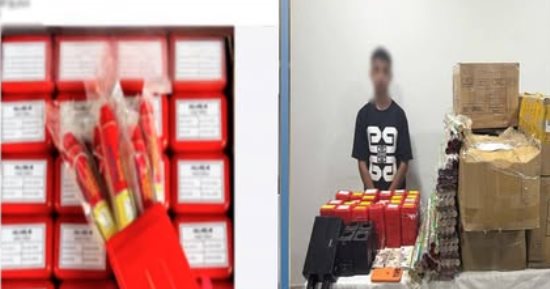 ضبط طالب يدير صفحة لبيع الألعاب النارية بالقليوبية