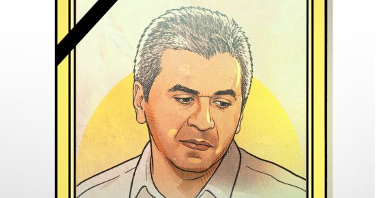 وداعا عمرو محمد على فى كاركاتير اليوم السابع