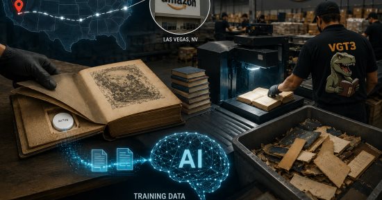 جهاز تعقب AirTag يقود إلى منشأة سرية لأمازون تُتلف الكتب لتدريب نماذج AI