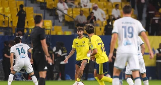 النصر يضرب الدرعية بثلاثية في  الشوط الأول بكأس خادم الحرمين الشريفين
