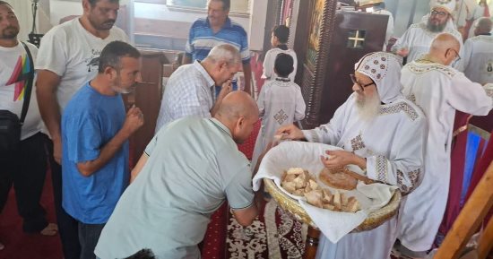 تزامنًا مع صوم العذراء.. قداسات بكنيسة مار مينا والبابا كيرلس السادس بشمال سيناء
