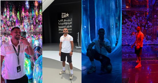 تجربة داخل تيم لاب فينومينا أبوظبي.. عندما يتحول الزائر إلى جزء من العمل الفني.. فيديو