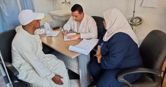 تقديم خدمات طبية لـ3251 بالقافلة العلاجية بقرية أبو عيسى بكفر الشيخ