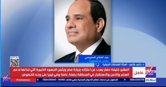 خبير: مصر تدفع نحو توحيد المؤسسات وإجراء انتخابات فى ليبيا