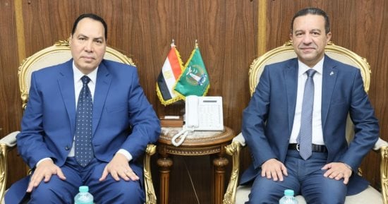 محافظ المنوفية يبحث سبل التعاون مع  مدير الأمن لدعم جهود التنمية