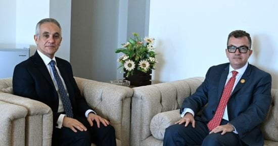 وزيرا العدل والتخطيط يبحثان رقمنة الشهر العقارى وتوسيع الخدمات التكنولوجية
