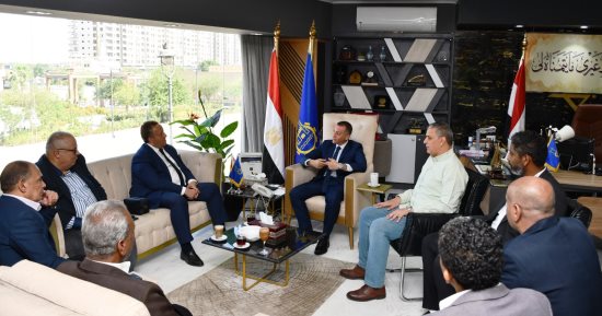 محافظ أسوان يستقبل نقيب المهندسين