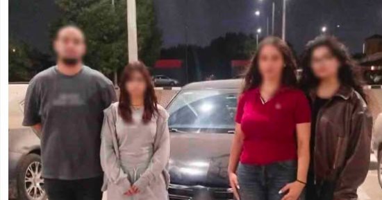 ضبط المتهم بالسير بسيارة بها فتيات يجلسن على النوافذ  