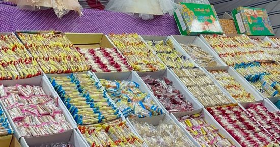 طبق حلوى المولد النبوى بالدقهلية يبدأ من 100جنيه.. صور