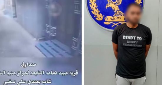 ضبط المتهم بحمل طفل وإلقائه أرضا بالدقهلية