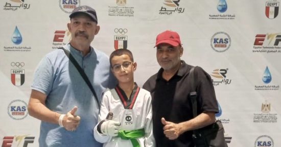 «الباجوري» لاعب كفر الشيخ يحصد الميدالية البرونزية فى بطولة الجمهورية للتايكوندو