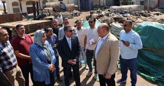 محافظ المنوفية يتفقد المقر الإداري للمنطقة الصناعية بقويسنا.. ماذا حدث؟