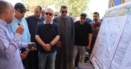 محافظ المنيا يضع حجر أساس مدرسة الروضة الابتدائية بتكلفة 19.75 مليون جنيه