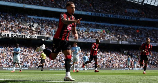مان سيتي ضد بورنموث.. السيتزنز يتأخر 1-0 فى الشوط الأول (فيديو)