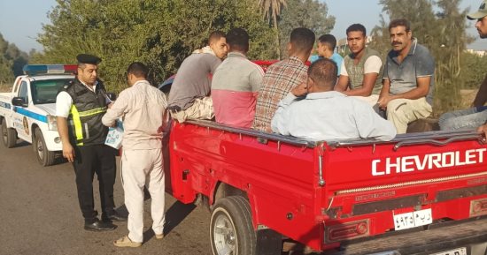 استمرار الحملات المرورية لضبط سيارات الربع نقل المخالفة بالشرقية