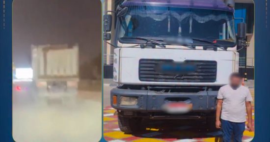 وزارة الداخلية تضبط قائد سيارة نقل يسير برعونة في الجيزة.. فيديو