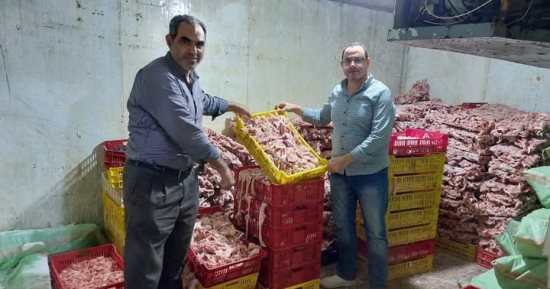 ضبط 5 أطنان مخلفات دواجن بكرداسة قبل استخدامها فى تصنيع البرجر واللانشون