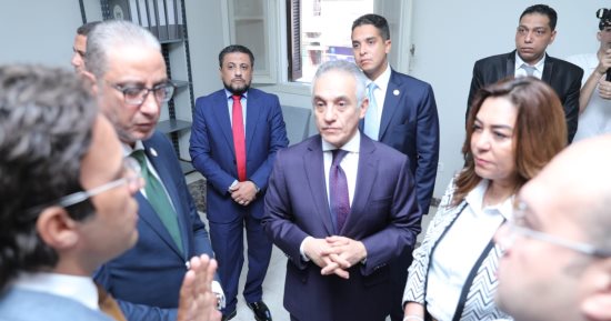 وزيرا العدل والتنمية المحلية يشهدان بدء تشغيل فرع توثيق «الودي» بالصف ضمن «حياة كريمة»