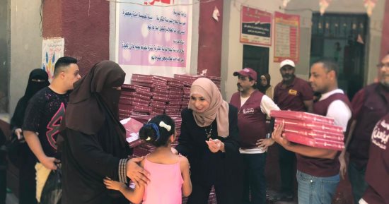 تحت رعاية التحالف الوطنى.. مؤسسة أبو العينين توزع حلوى المولد على ذوى الهمم ومرضى الأورام.. صور