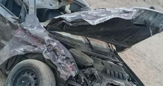 إصابة شاب وفتاة في تصادم توك توك وسيارة ملاكي بطريق جرجا برديس سوهاج