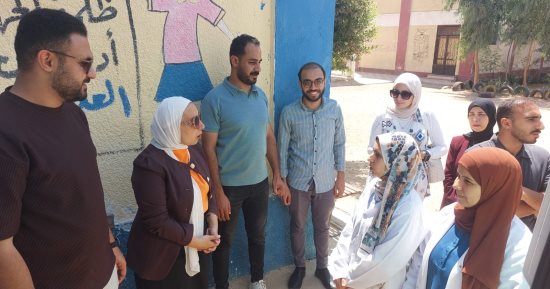 الكشف الطبي على 1200 مواطن في يومين بقافلة مجانية في المنايف بأبو صوير