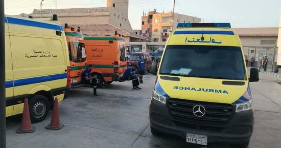 مصرع سيدة أسفل عجلات قطار أثناء عبورها شريط السكة الحديد بممر عشوائي بأسوان