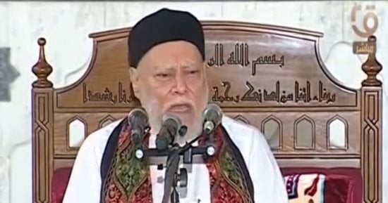 علي جمعة يقود حلقات الذكر والمديح في احتفالية الطرق الصوفية بالمولد النبوي
