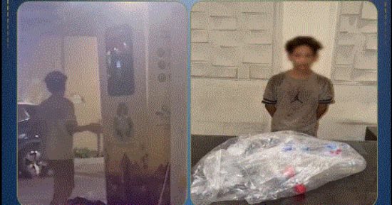 إيداع طفل بدار رعاية بعد ضبطه أثناء سرقة عبوات بلاستيك من ماكينة تدوير بالدقى.. فيديو