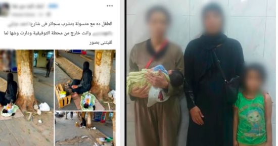 الداخلية تضبط سيدة تتسول بطفل عمره 22 يوما فى الجيزة