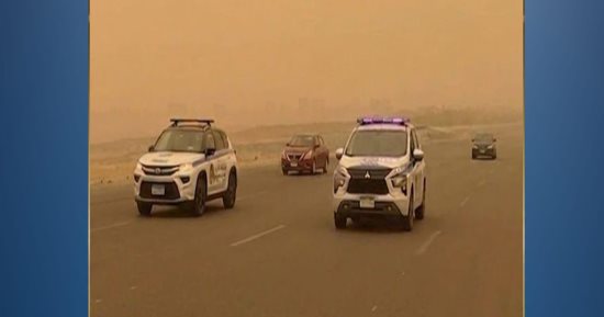 الداخلية تغلق طريق مطروح سيوة في الاتجاهين