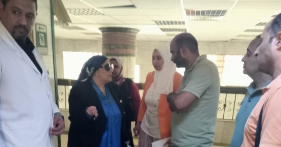 وكيل صحة الغربية تتفقد حضانات مستشفى كفر الزيات بعد حريق جهاز تكييف