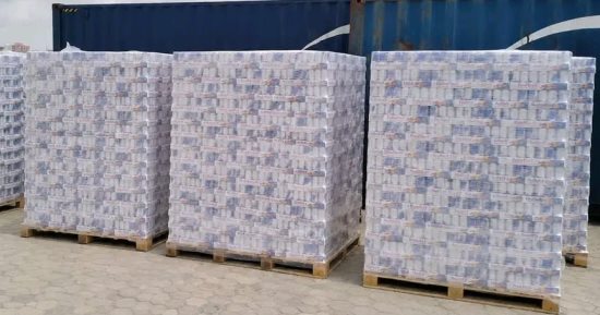 جمارك صادر الإسكندرية تضبط محاولة تهريب كمية من مشروب الطاقة بقيمة 5 ملايين جنيه