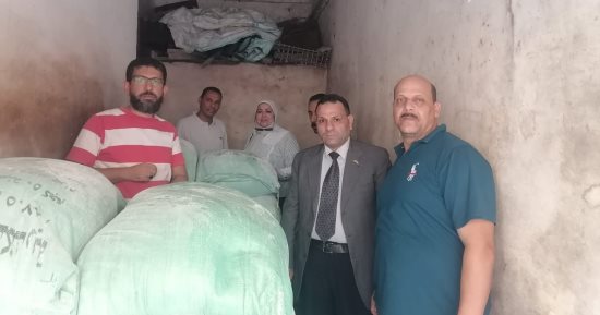 ضبط دقيق بلدى مدعم داخل مخزن تابع لأحد المخابز السياحية بالإسكندرية