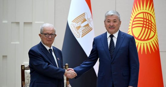 نائب رئيس الوزراء للشؤون الاقتصادية يلتقي رئيس الوزراء القيرغيزي في "بيشكيك" لبحث تعزيز التعاون المشترك