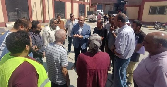 نائب محافظ الجيزة يتفقد قريتى بنى يوسف وزاوية أبو مسلم بمركز أبو النمرس