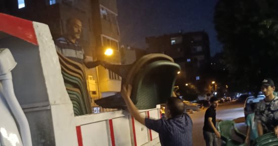 حى العجوزة يكثف حملاته الليلية لمواجهة الإشغالات والمخالفات.. صور