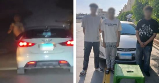 ضبط طالب لاستعراضه بسيارة برفقته آخر يحمل سلاح بموكب زفاف فى السنطة