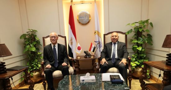 وزير النقل يبحث مع سفير اليابان بالقاهرة تعزيز التعاون في قطاع النقل