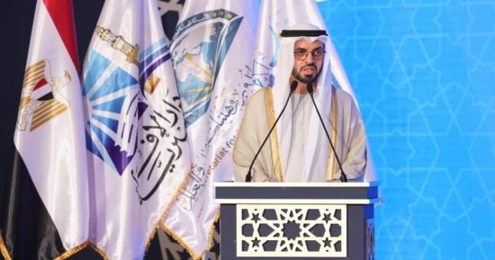 رئيس «الشؤون الإسلامية» فى أبو ظبي بمؤتمر الإفتاء: مصر بلد العلم والإرث الحضاري