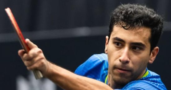 يوسف عبد العزيز يحصد فضية فردي الرجال بتنس الطاولة في دورة ألعاب البحر المتوسط