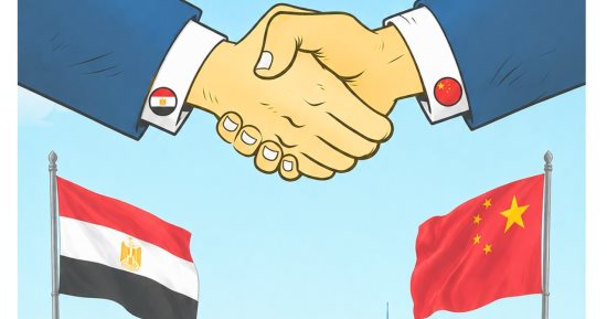 «70 عامًا من الشراكة».. كاريكاتير اليوم السابع يحتفي بالعلاقات المصرية الصينية