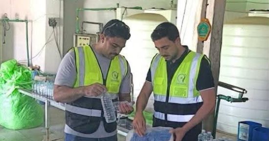 ضبط 10 أطنان مياه داخل مصنع غير مرخص بكفر الزيات والتحفظ على المضبوطات