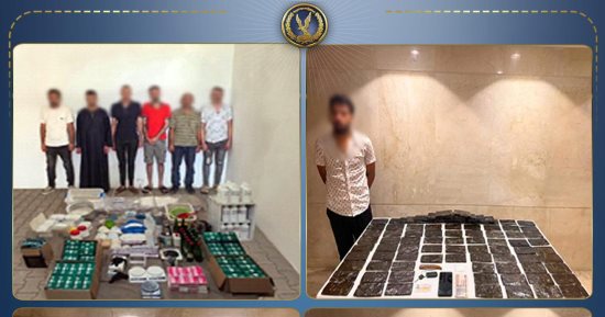 مواجهة حاسمة في وكر السموم.. الداخلية تسقط بؤر العناصر شديدة الخطورة بالصعيد.. الرصاص يحسم معركة الـ 128 مليون جنيه بأسوان وسوهاج.. التحفظ على 850 كيلو جراماً من المواد المخدرة.. ومقتل 6 عناصر وإصابة ضابط.. صور