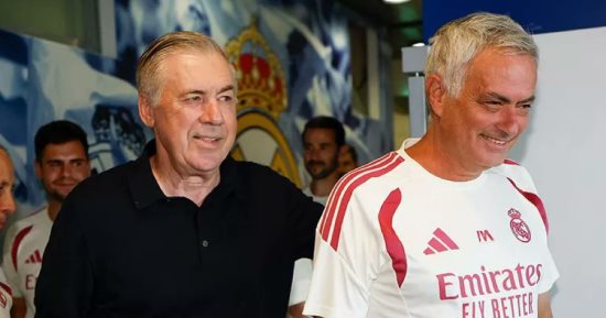 أنشيلوتي يزور تدريب ريال مدريد للاطمئنان على ثلاثي البرازيل