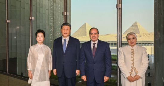 رسالة سلام من المتحف المصري الكبير .. CGTN الصينية تبرز زيارة شي جينبينج