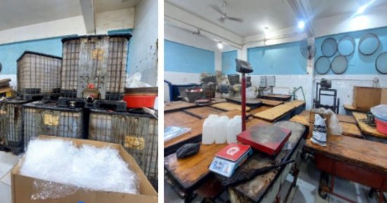 الداخلية تضبط 13 طن عسل مجهول المصدر داخل مصنع غير مرخص